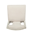 Bowery Hill Upholstered Side Chair 2-Pack in Misty Cloud 300 lb Capacity