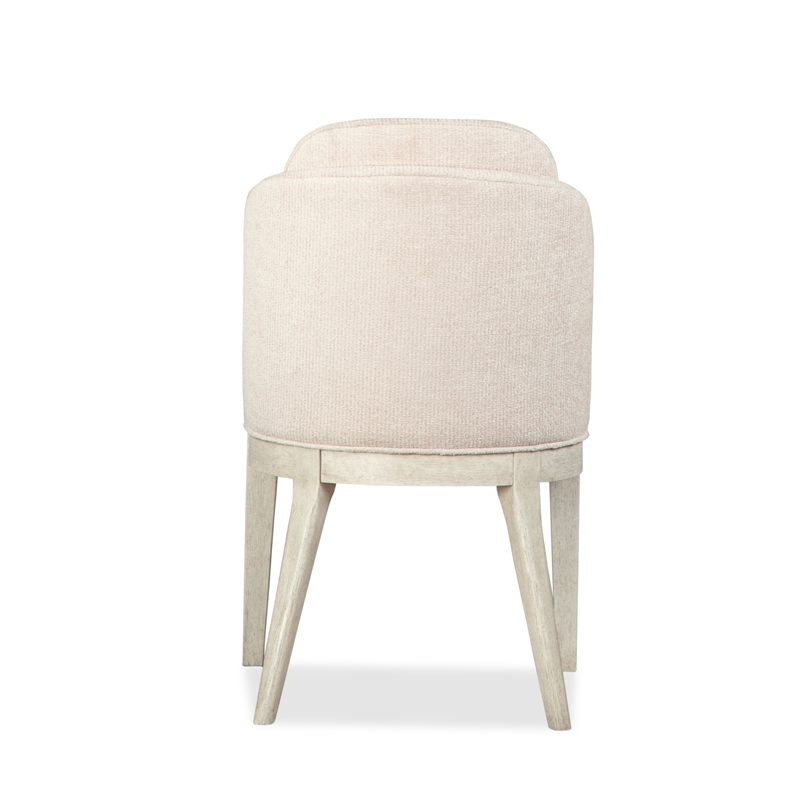 Bowery Hill Upholstered Host Chair 2-Pack in Misty Cloud 300 lb Capacity