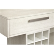 Bowery Hill Sideboard in Misty Cloud With Wine Storage and 15 Slots