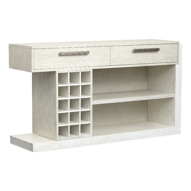 Bowery Hill Sideboard in Misty Cloud With Wine Storage and 15 Slots
