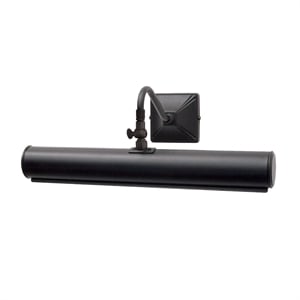 Bowery Hill 1-Light Large Traditional Metal Wall Sconce in Black