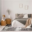 Bowery Hill Vintage Monochromatic Abstract Area Rug 7'10