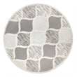 Bowery Hill Quatrefoil Indoor Outdoor Round Area Rug 5'3