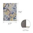 Bowery Hill Floral Indoor Outdoor Area Rug 6'7