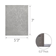 Bowery Hill Geometric Indoor Outdoor Area Rug 5'3