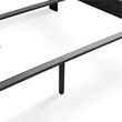 Bowery Hill Transitional Queen Bed and 2 Nightstands Set in Black