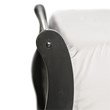 Bowery Hill Transitional Queen Bed and 2 Nightstands Set in Black