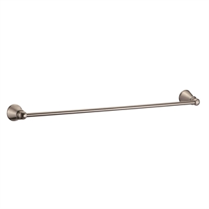 Bowery Hill Modern Metal Towel Bar in Brushed Nickel 18 Inch