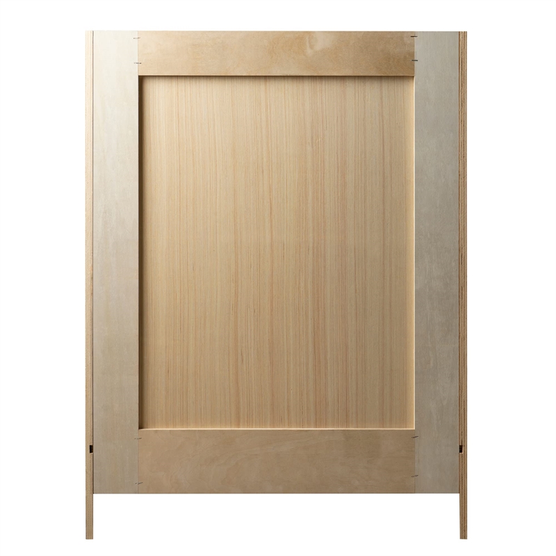 Bowery Hill 24-Inch Vanity w/out Top Fully Assembled in Modern Birch