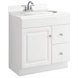 Bowery Hill 30-Inch 2-Drawer Wood Vanity Without Top in White