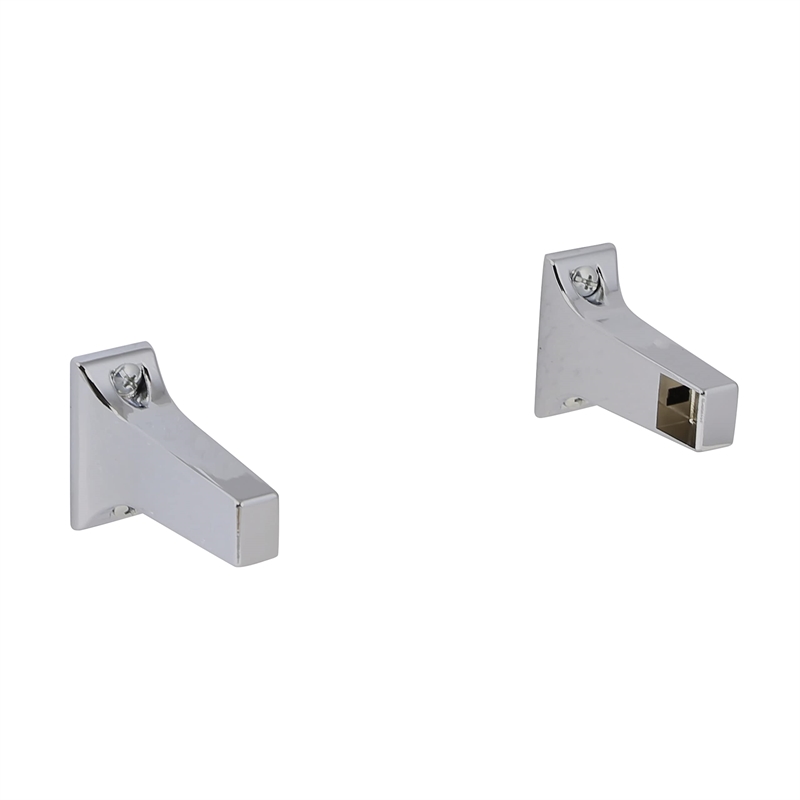 Bowery Hill Steel Bar Arm Bracket 5/8-Inch in Polished Chrome