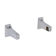 Bowery Hill Steel Bar Arm Bracket 5/8-Inch in Polished Chrome