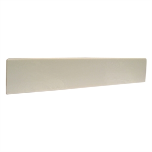 Bowery Hill 31x19&quot Cultured Marble Single Bowl Vanity Top in Solid White