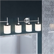 Bowery Hill 3-Light Stainless Steel Vanity Light in Polished Chrome