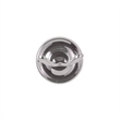 Bowery Hill Elegant Aluminum Double Robe Hook in Polished Chrome