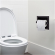 Bowery Hill Metal Recessed Toilet Paper Holder in Matte Black