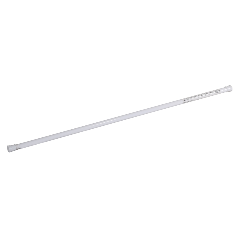 Bowery Hill Stainless Steel Adjustable 36-63-inch Shower Rod in White