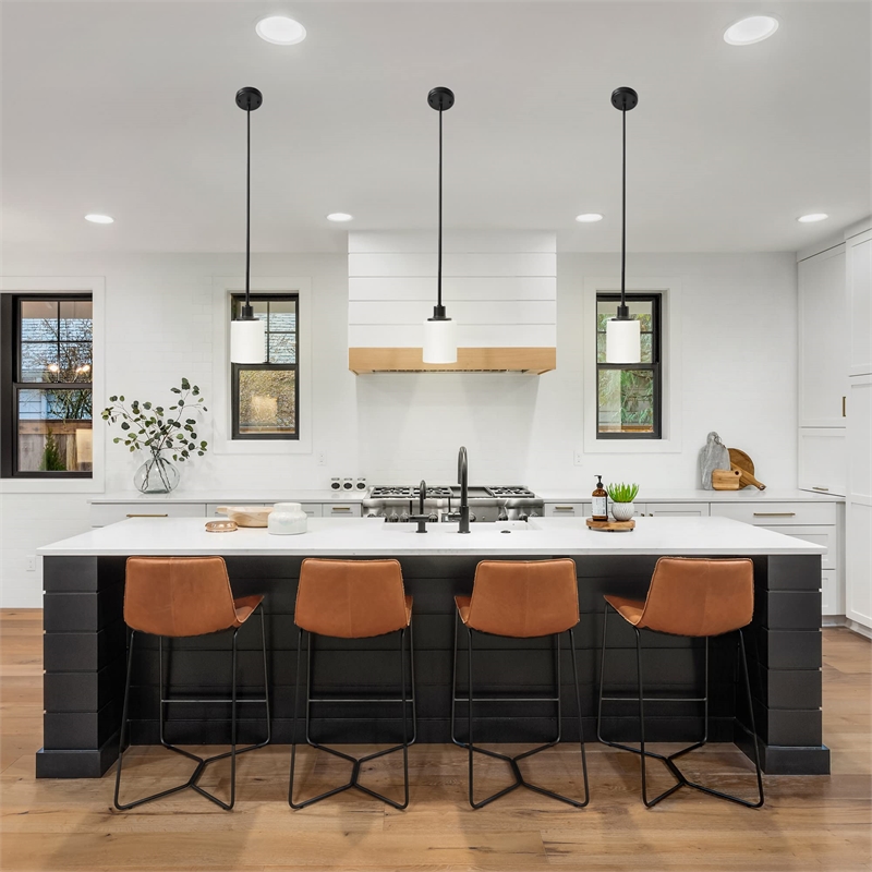 Bowery Hill Steel Flush Mount Ceiling Light in Brushed Nickel 2-Light