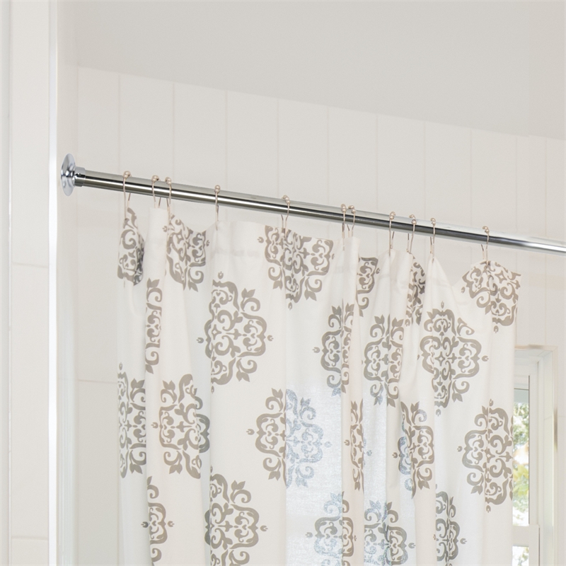 Bowery Hill Stainless Steel Shower Rod in Polished Chrome 72-Inch 5-Pack
