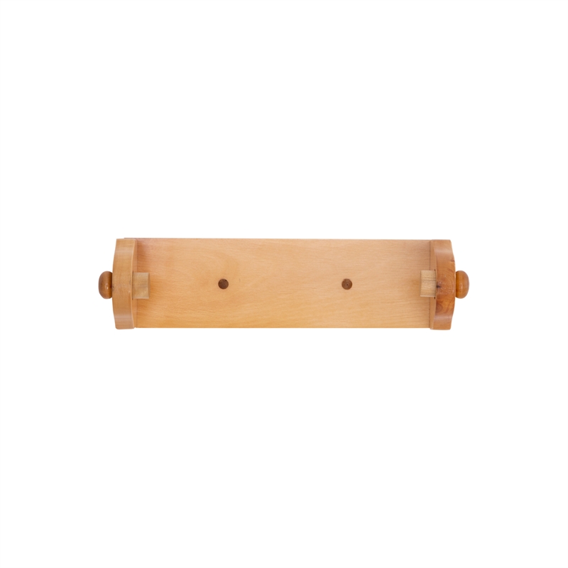 Bowery Hill Rustic 14-Inch Wood Paper Towel Holder in Honey Oak