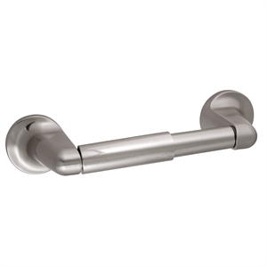 Bowery Hill Metal Toilet Paper Holder in Brushed Nickel/Silver