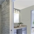 Bowery Hill Zinc Metal Towel Bar in Polished Chrome Finish 18 Inch