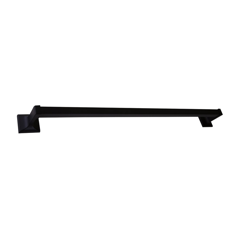Bowery Hill Aluminum Bath Accessory Kit in Matte Black 4-Piece