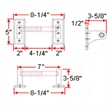 Bowery Hill 6.14 Inch Double-Post Wood Toilet Paper Holder in Oak