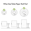 Bowery Hill 6.14 Inch Double-Post Wood Toilet Paper Holder in Oak