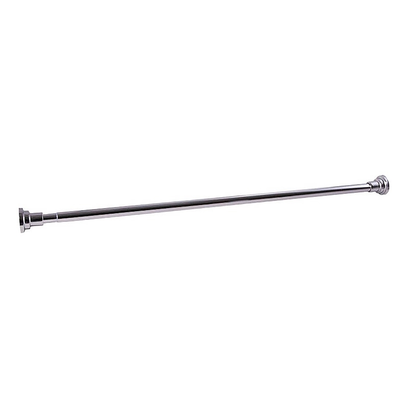 Bowery Hill Classic Adjustable 42 to 72 Inch Shower Rod in Polished Chrome