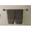 Bowery Hill Contemporary Metal Towel Bar in Satin Nickel 24 Inch