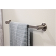 Bowery Hill Contemporary Metal Towel Bar in Satin Nickel 24 Inch