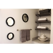 Bowery Hill Contemporary Metal Towel Bar in Satin Nickel 24 Inch