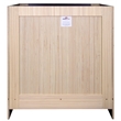 Bowery Hill 30-Inch Wood Vanity Without Top in Espresso Fully Assembled