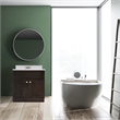 Bowery Hill 30-Inch Wood Vanity Without Top in Espresso Fully Assembled