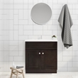 Bowery Hill 30-Inch Wood Vanity Without Top in Espresso Fully Assembled