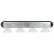 Bowery Hill 4-Light Stainless Steel Vanity Light in Matte Black
