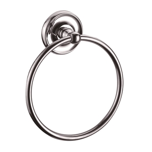 Bowery Hill 6.3 Inch Zinc Metal Towel Ring in Polished Chrome Finish