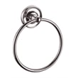 Bowery Hill 6.3 Inch Zinc Metal Towel Ring in Polished Chrome Finish