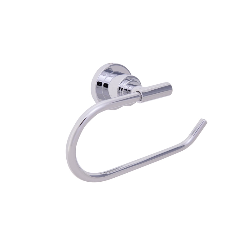 Bowery Hill Open Metal Towel Ring in Polished Chrome 6.69 Inch