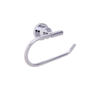 Bowery Hill Open Metal Towel Ring in Polished Chrome 6.69 Inch
