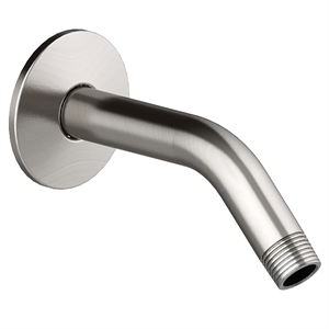 Bowery Hill 5.5 Inch Metal Shower Arm with Escutcheon in Satin Nickel