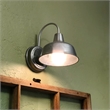 Bowery Hill 10 Inch Indoor/Outdoor Stainless Steel Wall Light in Silver