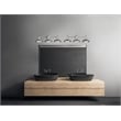 Bowery Hill 3-Light Stainless Steel Vanity Light in Galvanized Paint