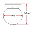 Bowery Hill 1-Light Stainless Steel Ceiling Light in Satin Nickel