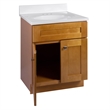 Bowery Hill 25 Inch Vanity in Modern Birch with White Marble Top