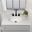 Bowery Hill 31-Inch Marble-Top Bathroom Vanity in Sherwin Williams Gray