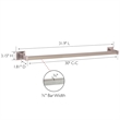 Bowery Hill 30-Inch Traditional Metal Towel Bar in Satin Nickel