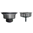 Bowery Hill Kitchen Sink Drain Strainer with T-Handle in Stainless Steel