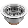 Bowery Hill Kitchen Sink Drain Strainer with T-Handle in Stainless Steel